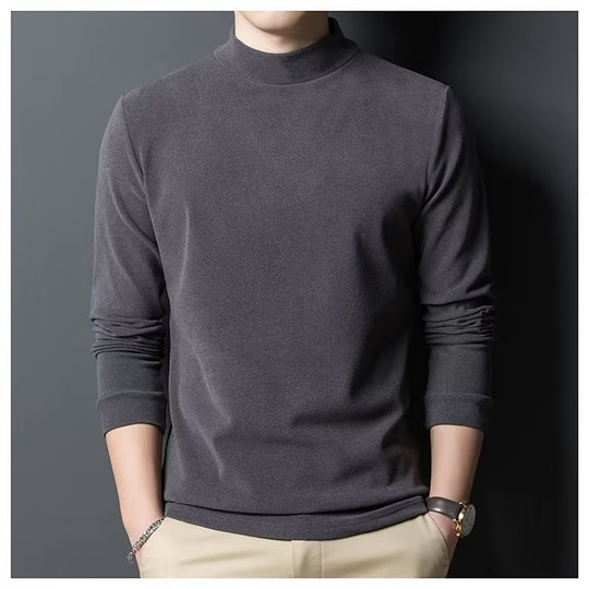 Herren Hochwertiges Langarmshirt mit Rollkragen Shop Nory