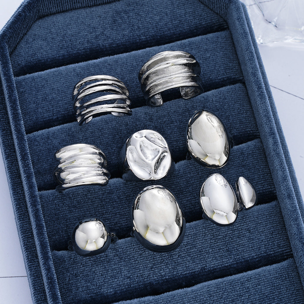 Damen Ring-Set mit einzigartigen Designs und eleganten Zierdetails Shop Nory