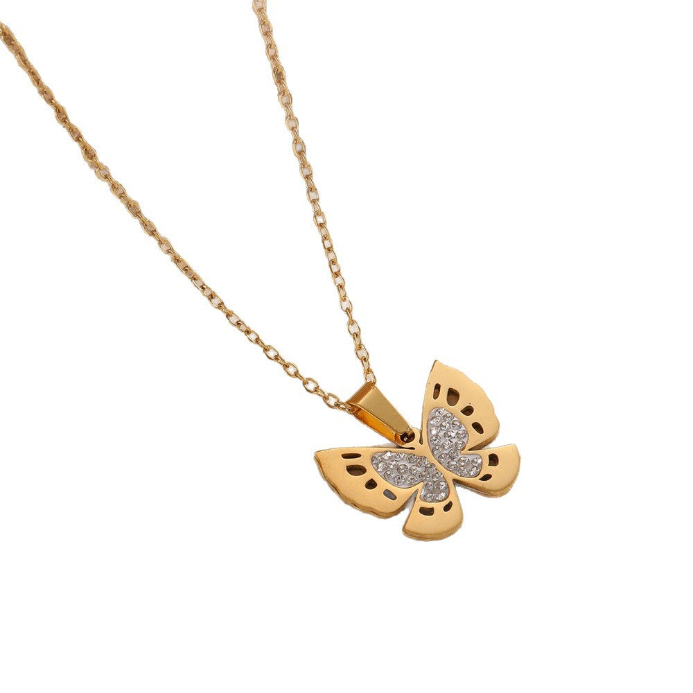 Damen Halskette mit herzförmigem Anhänger und funkelnden Zirkonia Shop Nory