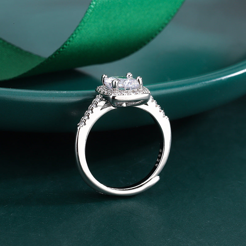 Damen Schmuckring mit funkelndem Zirkonia Shop Nory
