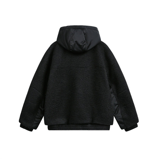Unisex Oversized Teddy-Fleece Winterjacke mit abnehmbarer Kapuze Shop Nory