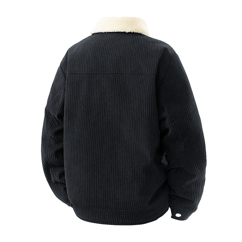 Herren Modische Cordjacke mit Fleecefutter Shop Nory