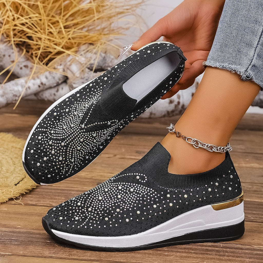 Damen Glitzernde Slip-On Sneaker