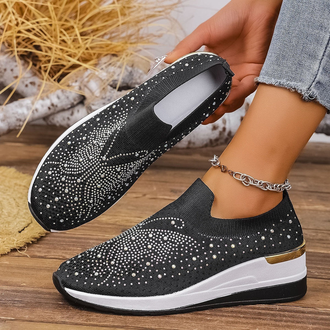 Damen Glitzernde Slip-On Sneaker