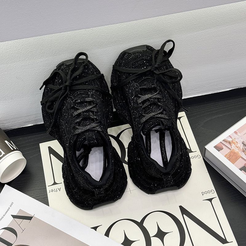Damen Sportliche glitzernde Chunky-Sneaker mit gepolstertem Komfort Shop Nory