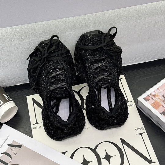 Damen Sportliche glitzernde Chunky-Sneaker mit gepolstertem Komfort Shop Nory