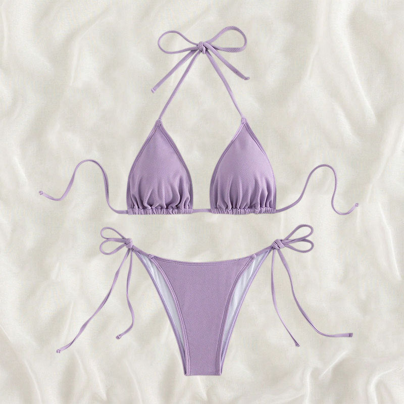 Damen Triangel-Bikini mit verstellbaren BindShopnoryändern