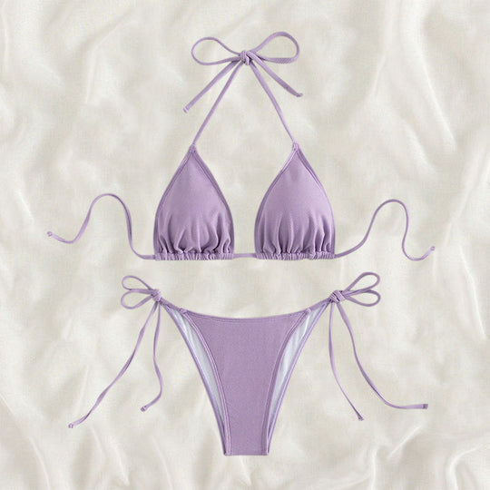 Damen Triangel-Bikini mit verstellbaren BindShopnoryändern