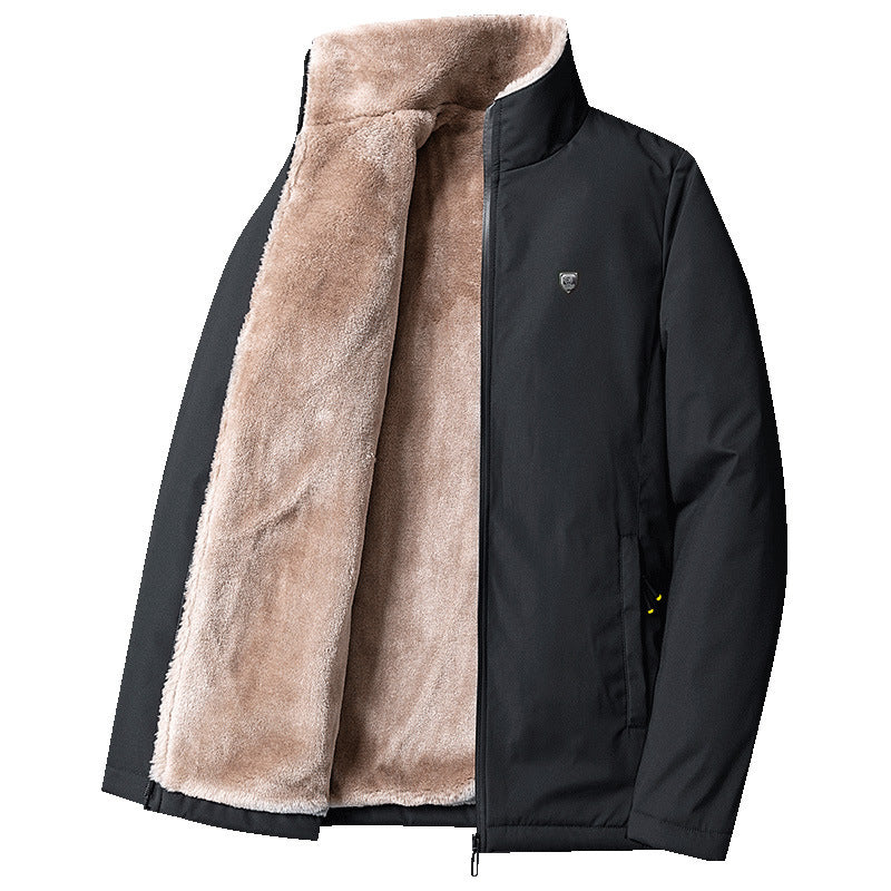 Herren Hochwertige Winterjacke mit Kunstfellfutter Shop Nory