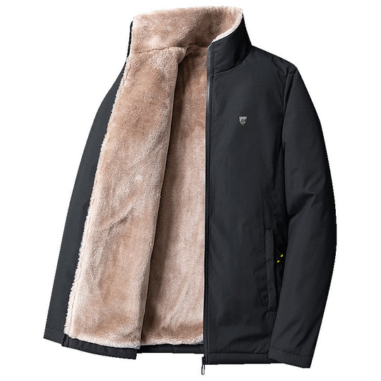 Herren Hochwertige Winterjacke mit Kunstfellfutter Shop Nory