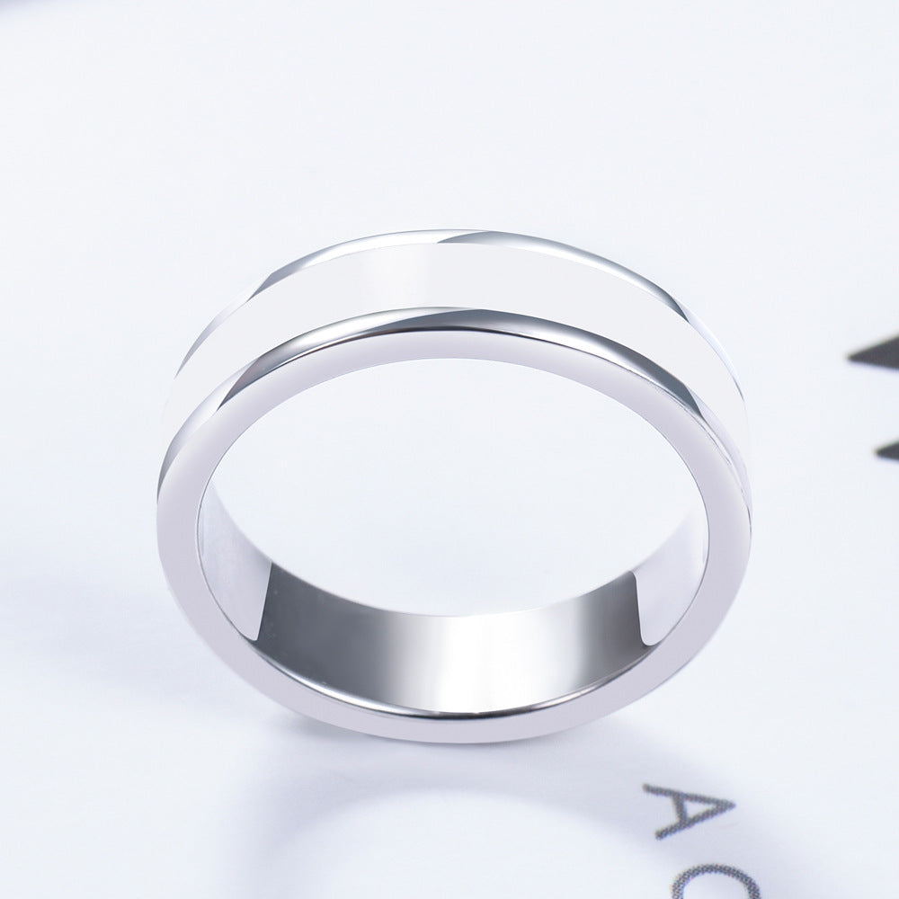 Damen Moderner Ring mit elegantem Design und glänzender Oberfläche Shop Nory