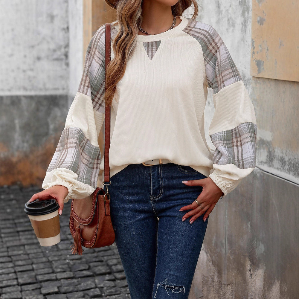 Damen Sportliches Oberteil mit Kontrastdetails Shop Nory