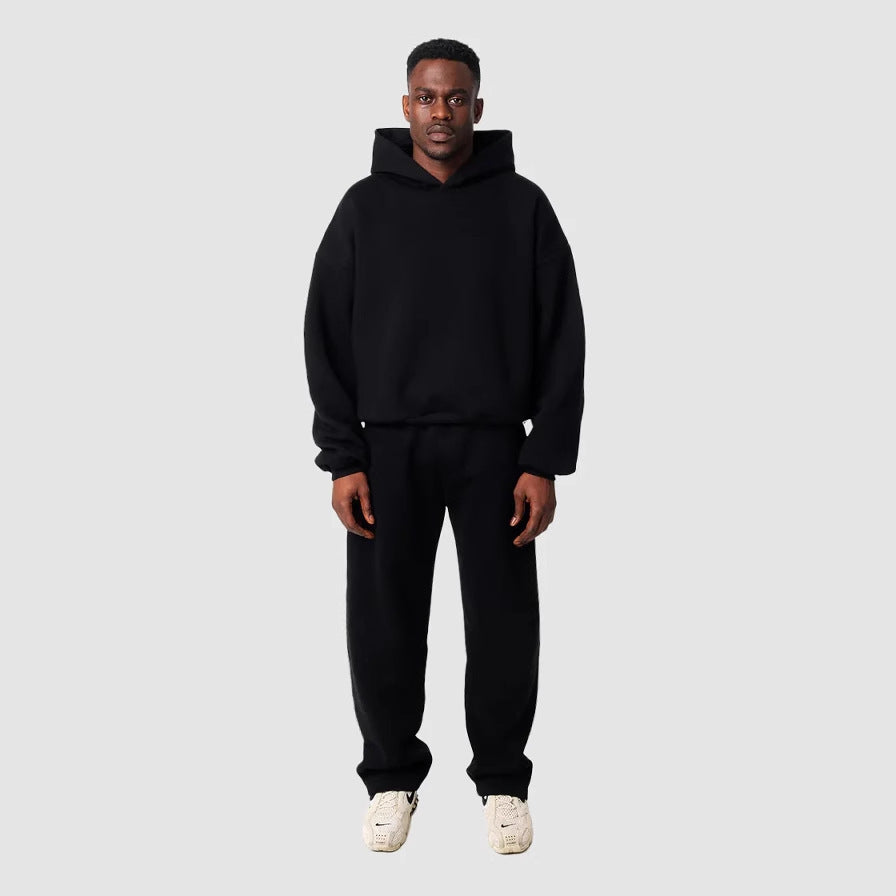 Unisex nan gemütliches Loungewear-Set mit hohem Rollkragen, relaxed-fit Sweatshirt und gerader Sweatpants Shop Nory