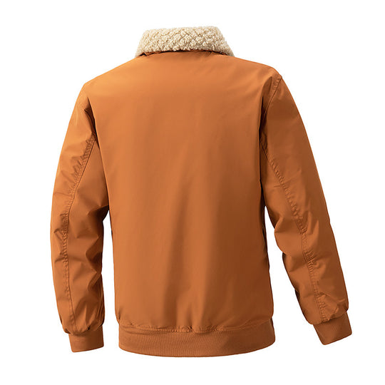 Herren Bomberjacke mit Teddykragen und wasserabweisendem Außenmaterial Shop Nory