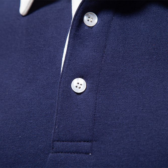 Herren Poloshirt mit kontrastierendem Kragen