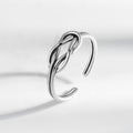 Damen Offener Ring mit kunstvollem Knoten-Design Shop Nory