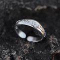 Damen Offener Silberring mit gravierter Botschaft Shop Nory