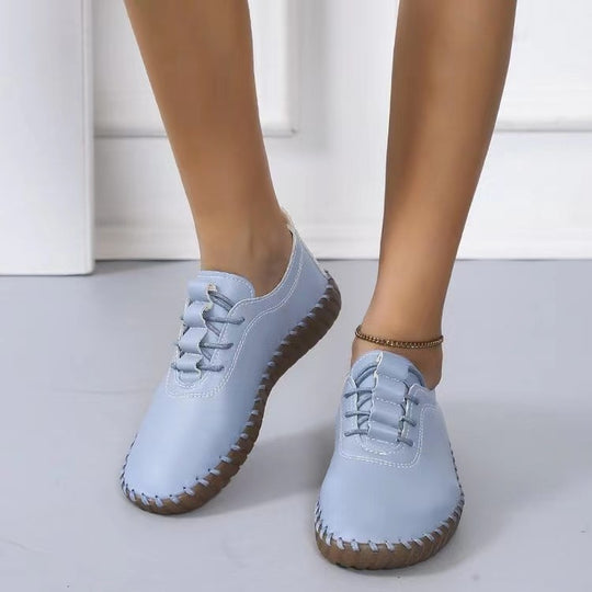 Damen Leichte Sneaker mit handgenähter Ziernaht und flexibler Profilsohle Shop Nory