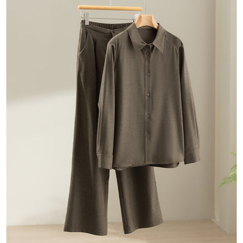 Damen Weite High-Waist-Hose mit Bundfalten, elastischem Rückenteil und seitlichen Eingrifftaschen Shop Nory