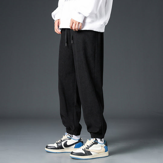 Herren Sportliche Relaxed Fit Freizeithose