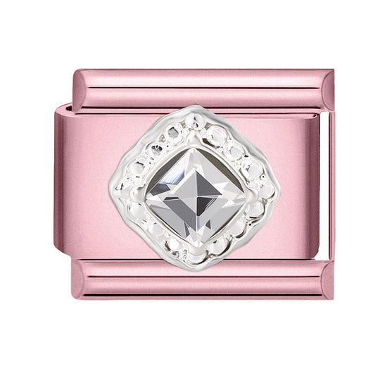 Mond- und Stern-Charm Für Modulare Armbänder mit Tropfen-Detail