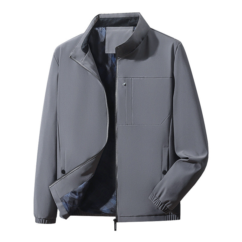 Herren Moderner Übergangsjacke mit praktischem Stehkragen Shop Nory