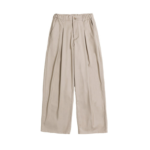 Damen Palazzo-Hose mit hoher Taille, Bügelfalten und elastischem Bund Shop Nory