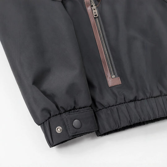 Herren Leichte Softshell‑Hoodiejacke mit wasserabweisender Außenlage, Lederapplikationen und Reißverschlusstaschen Shop Nory