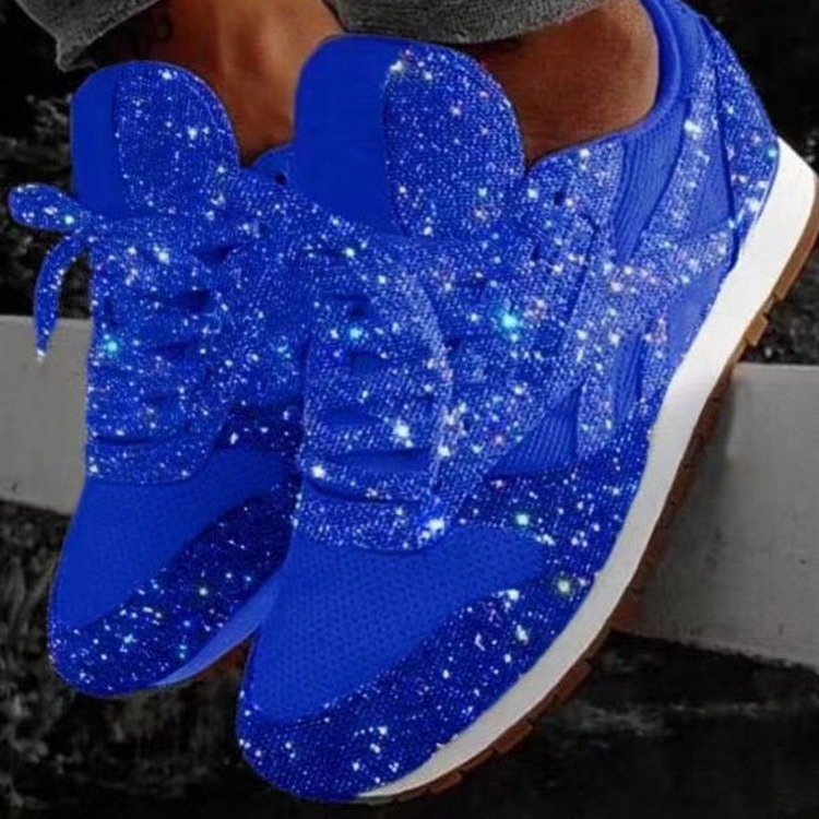 Damen Glitzernde Freizeitsneaker