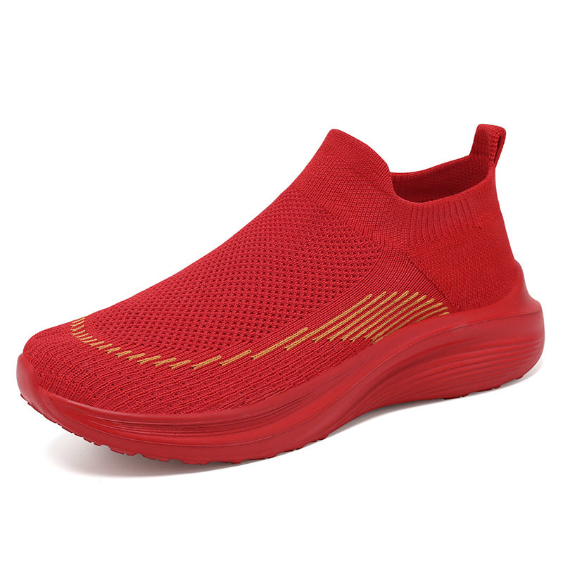 Damen nan ultraleichter Strick-Fit-Reisesneaker mit ergonomischem Memory-Fußbett, elastischem Sockeneinstieg und rutschfester Travel-Profilsohle Shop Nory