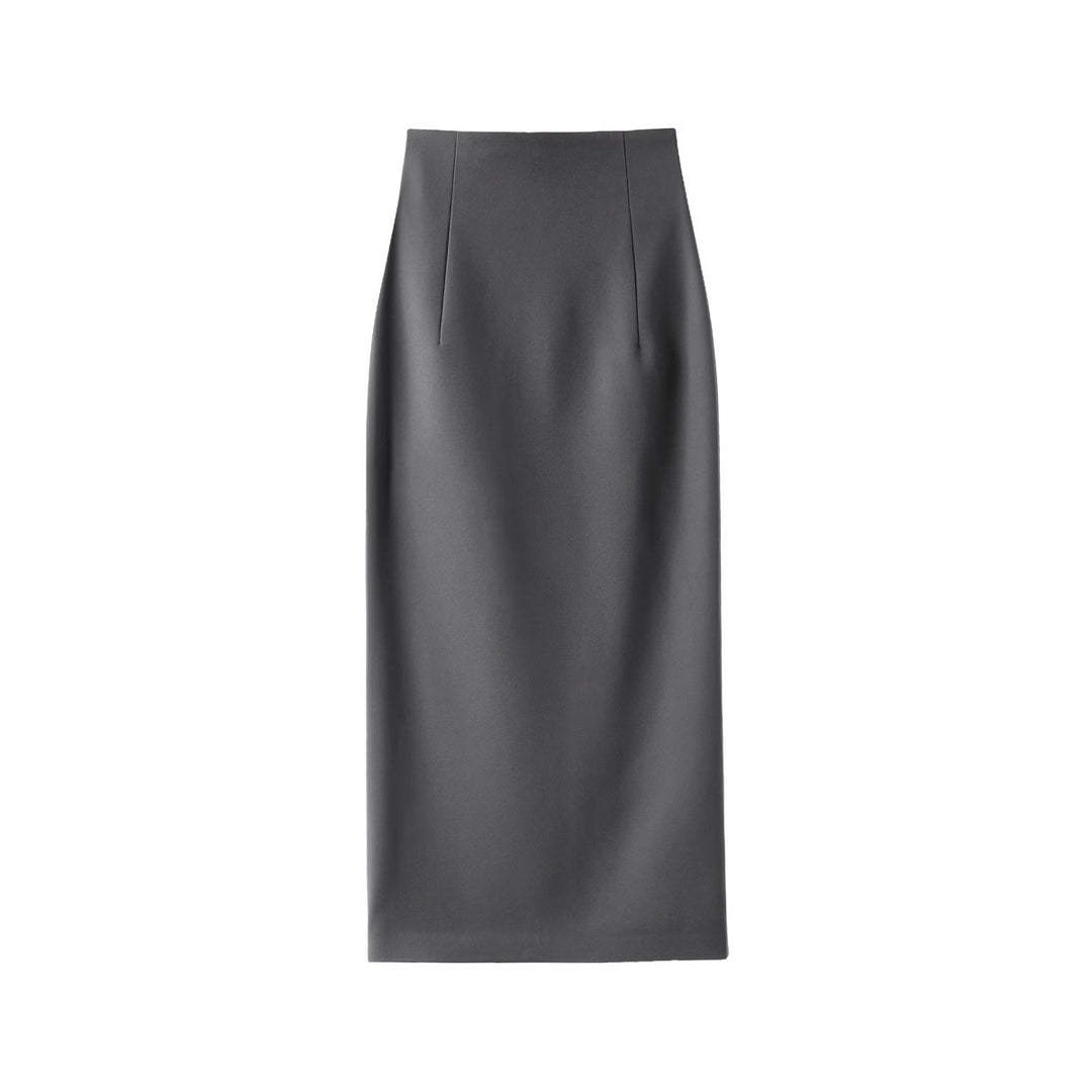 Damen Eleganter Midirock mit Raffungen Shop Nory