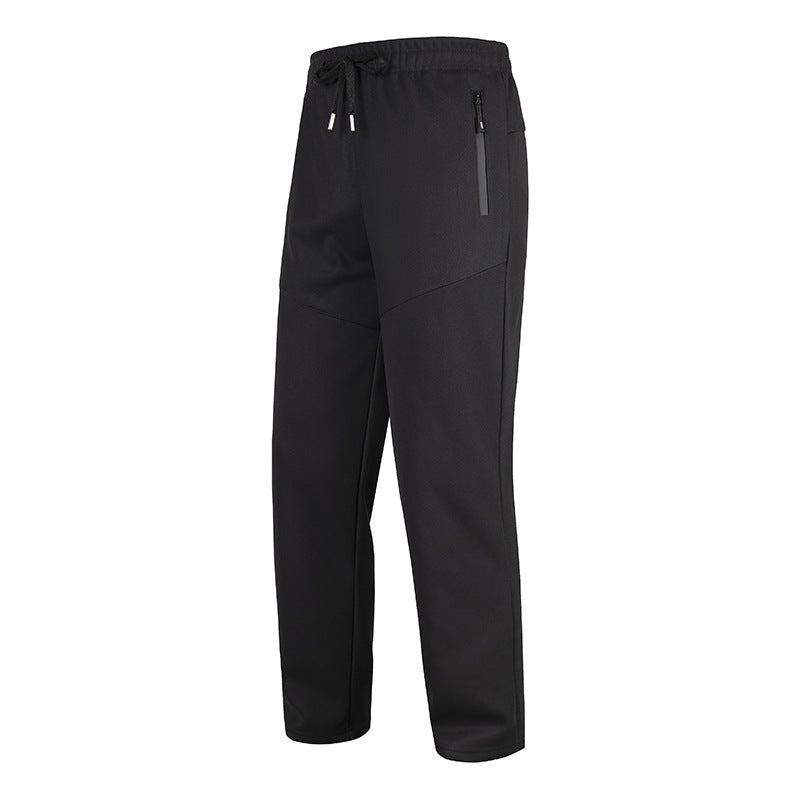 Herren Athletische Freizeit-Jogginghose mit Elastikbund, Reißverschlusstasche & ergonomischen Teilungsnähten Shop Nory