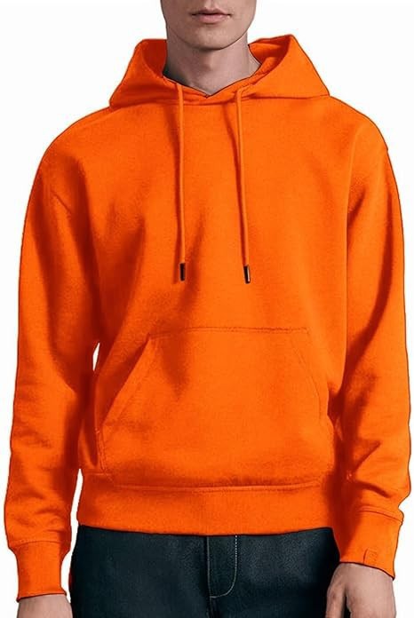Herren nan lässiger Kapuzenpullover mit Kängurutasche, Tunnelzug und gerippten Bündchen Shop Nory