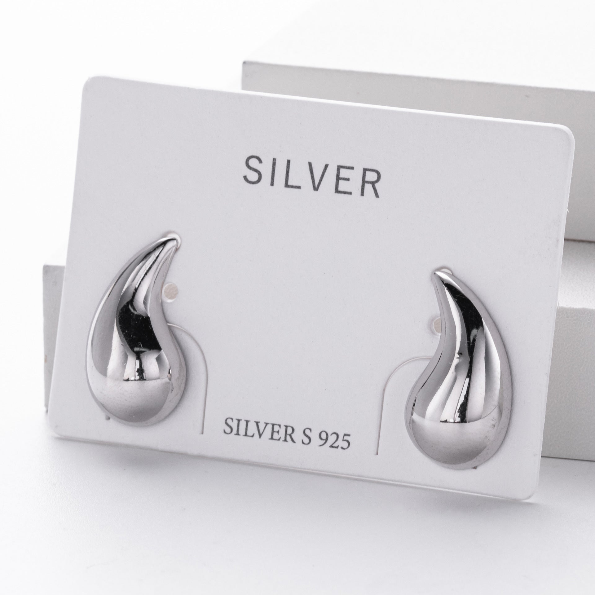 Damen Ohrhänger im zeitgenössischen Tropfen-Design aus 925 Sterling Silber Shop Nory