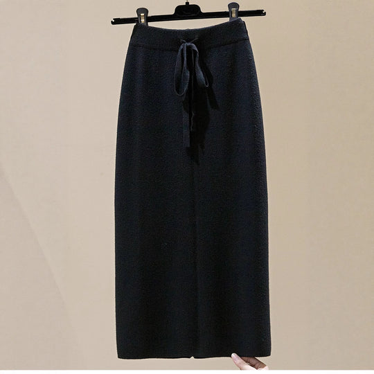 Damen Langer, elastischer Maxirock mit Bundtiefe Shop Nory