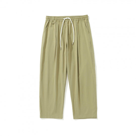 Herren Locker geschnittene Relaxed-Fit-Hose mit elastischem Bund und Kordelzug Shop Nory