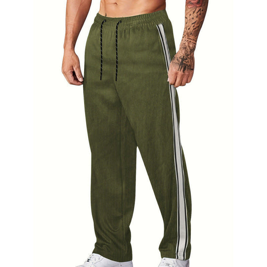 Herren Sportliche Freizeithose mit seitlichen Streifen