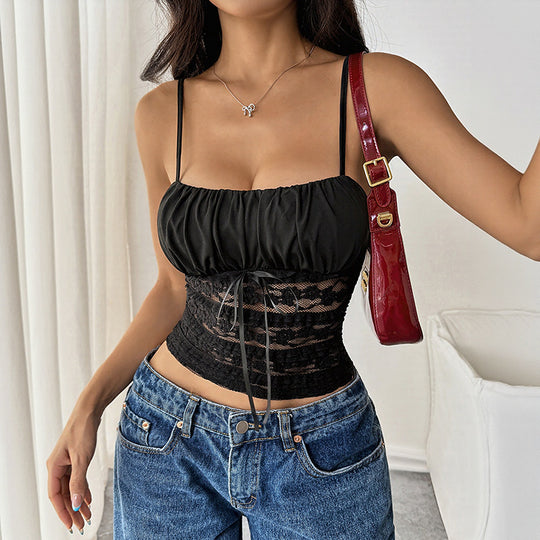 Damen Weite Stonewashed Jeans mit tiefer Taille und Palazzo-Bein Shop Nory