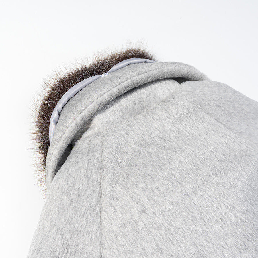 Damen Kurzjacke aus Kunstfell im Oversize‑Cut mit voluminösem Webpelzkragen Shop Nory