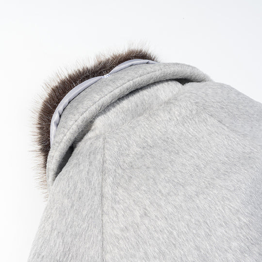 Damen Kurzjacke aus Kunstfell im Oversize‑Cut mit voluminösem Webpelzkragen Shop Nory