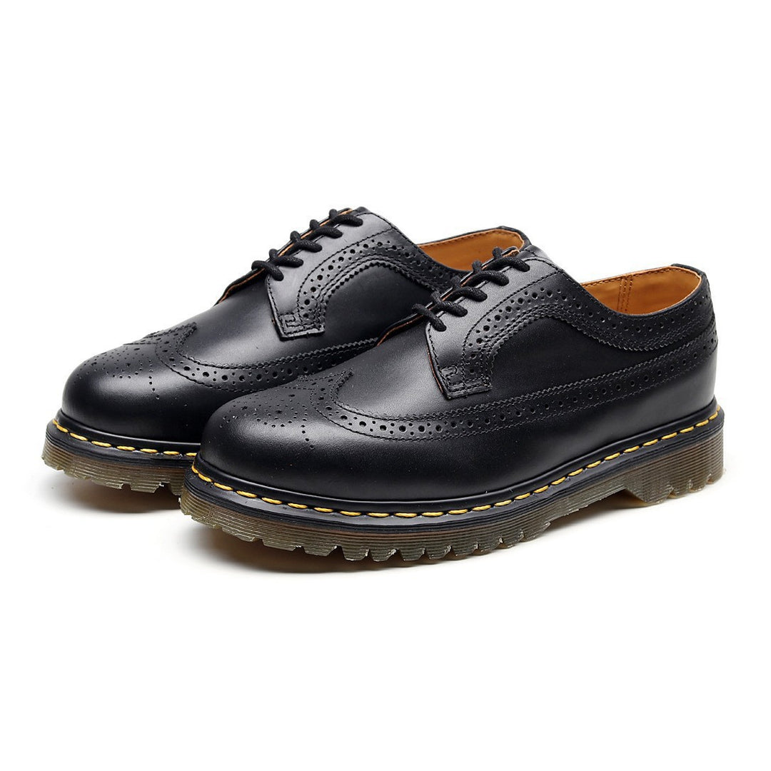 Herren klassische Brogue Derby Schnürschuhe mit gepolsterter Luftsohle Shop Nory