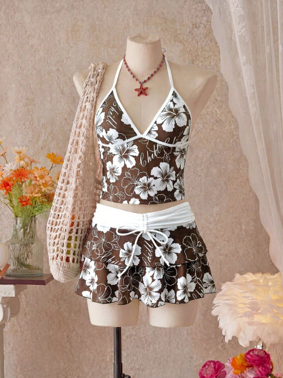 Damen Bikini-Set mit Rock