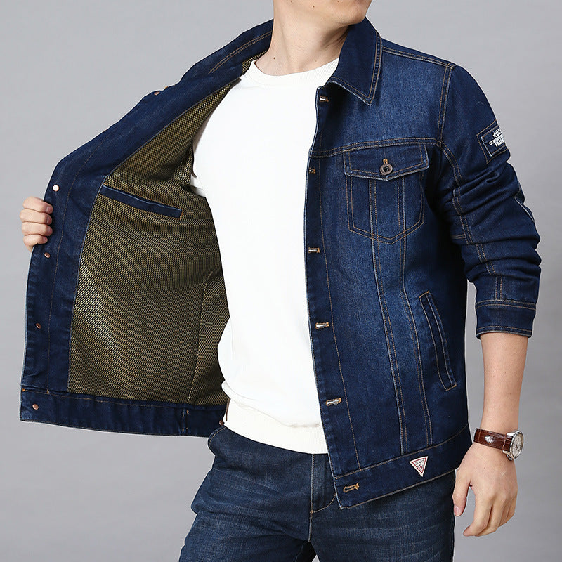 Herren Klassische Jeansjacke Shop Nory
