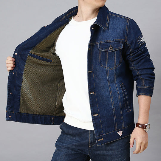 Herren Klassische Jeansjacke Shop Nory