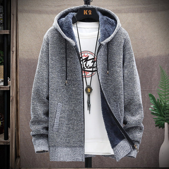 Herren bequeme und stylische Kapuzenjacke