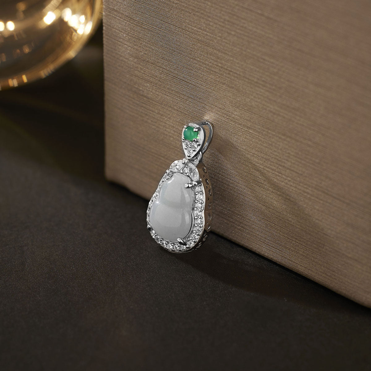 Damen Buddha-Anhänger mit Zirkonia-Verzierungen Shop Nory