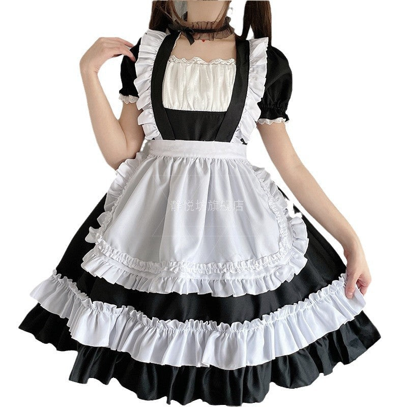 Damen Köstümkleid mit Rüschen und Katzenohren Shop Nory
