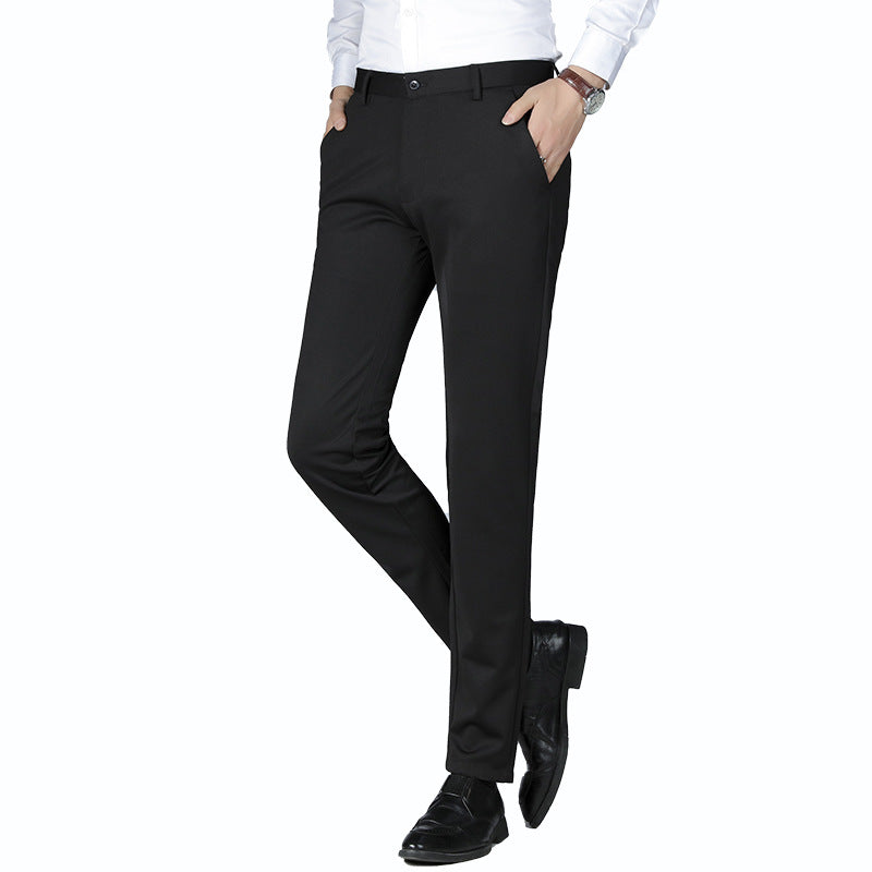 Herren elegante Anzughose mit schmalem Schnitt Shopnory