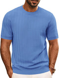Herren strukturiertes Rundhals T-Shirt ShopNory