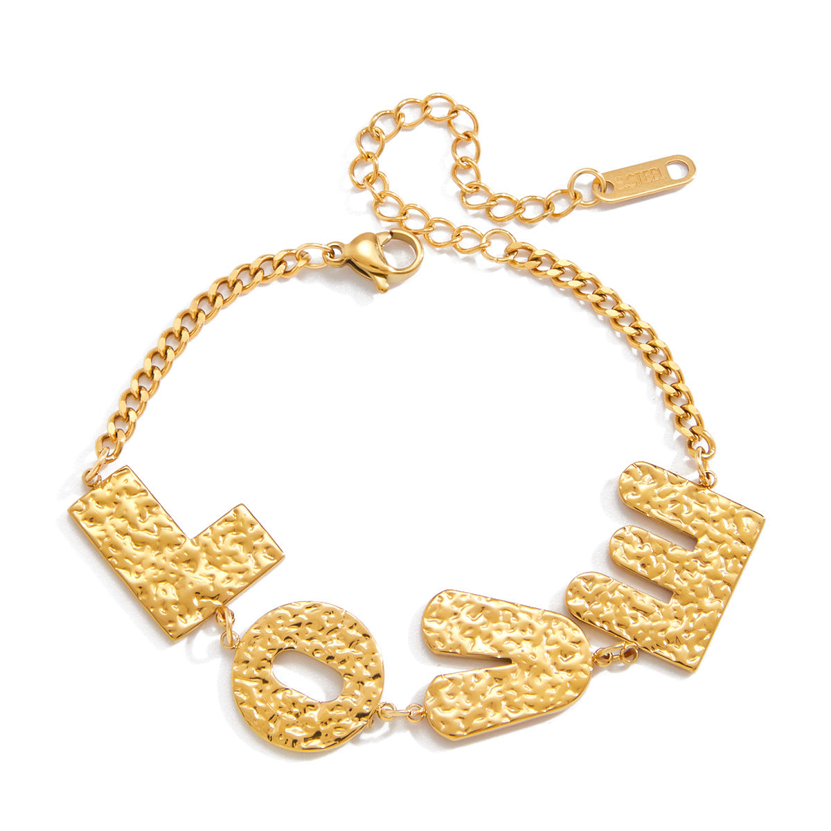 Damen Lifestyle-Armband mit einzigartiger "Love"-Gravur aus hochwertigem Edelstahl Shop Nory